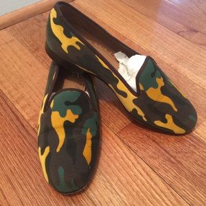 Stubbs & Wootton Camo loafers sz 6